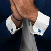 Pupil Cufflink - Platinum